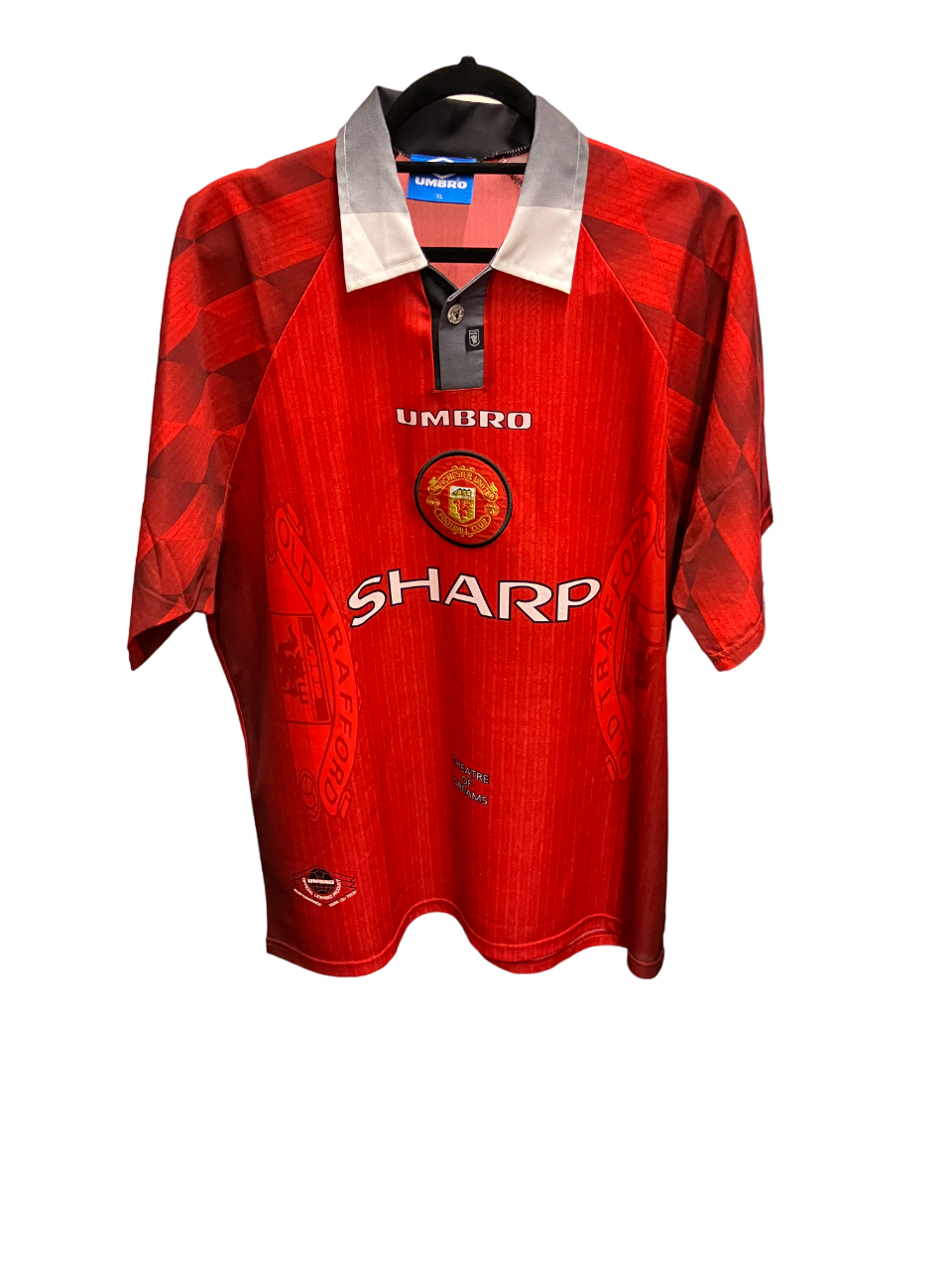 Manchester United 1996 - 1998 Home Football Shirt M