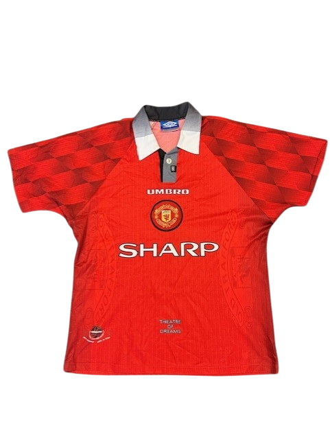 Manchester United 1996 - 1998 Home Football Shirt M – Special