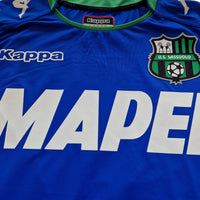 Sassuolo 2017 - 2018 Worn / Issued & Signed Third Football Shirt #25 Berardi