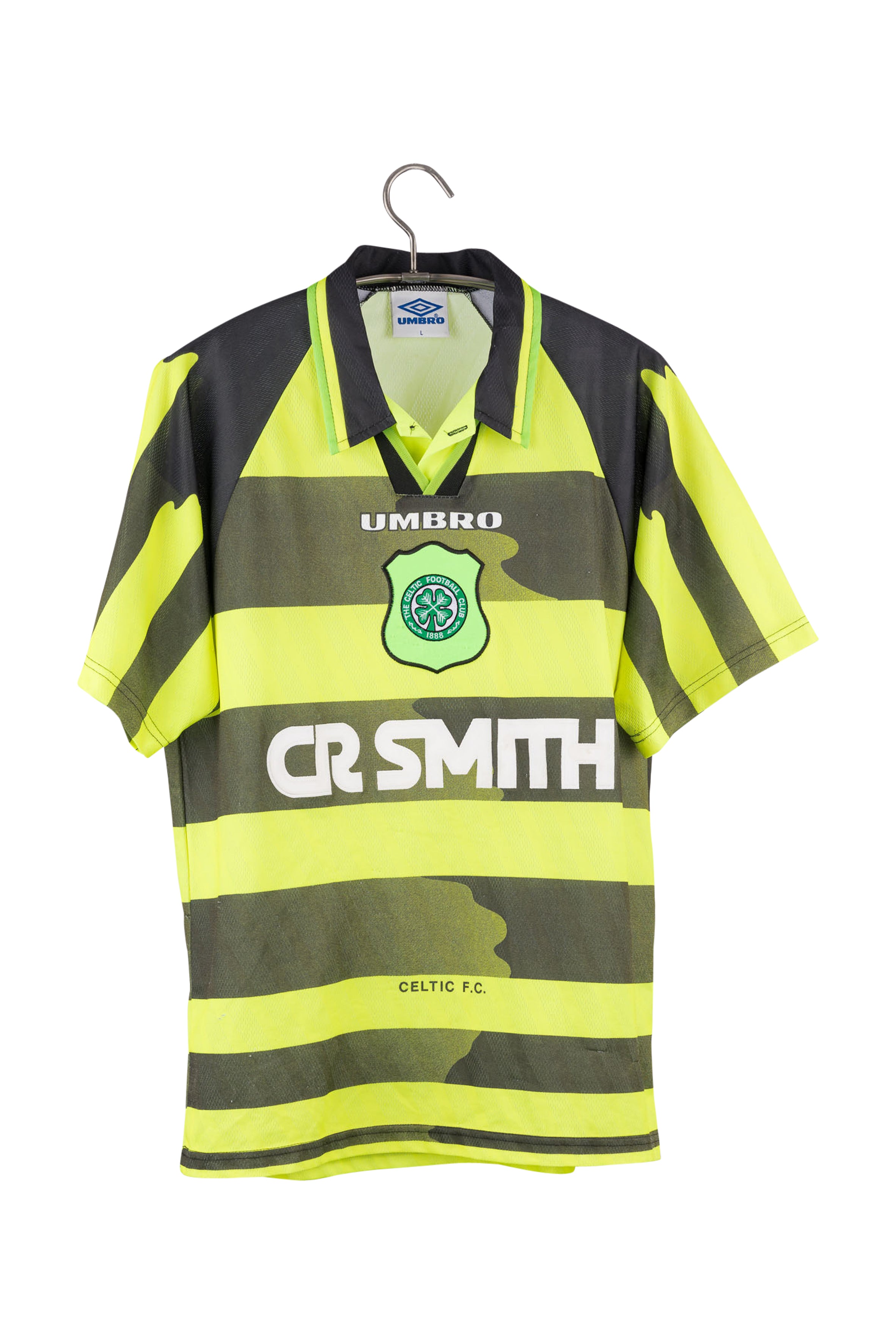 Celtic Glasgow 1996-1997 Away Short Sleeve Football Shirt [As worn by Di  Canio, Stubbs & van Hooijdonk]