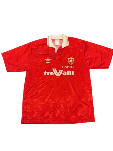 Ancona Calcio 1992 - 1993 Home Football Shirt L/XL