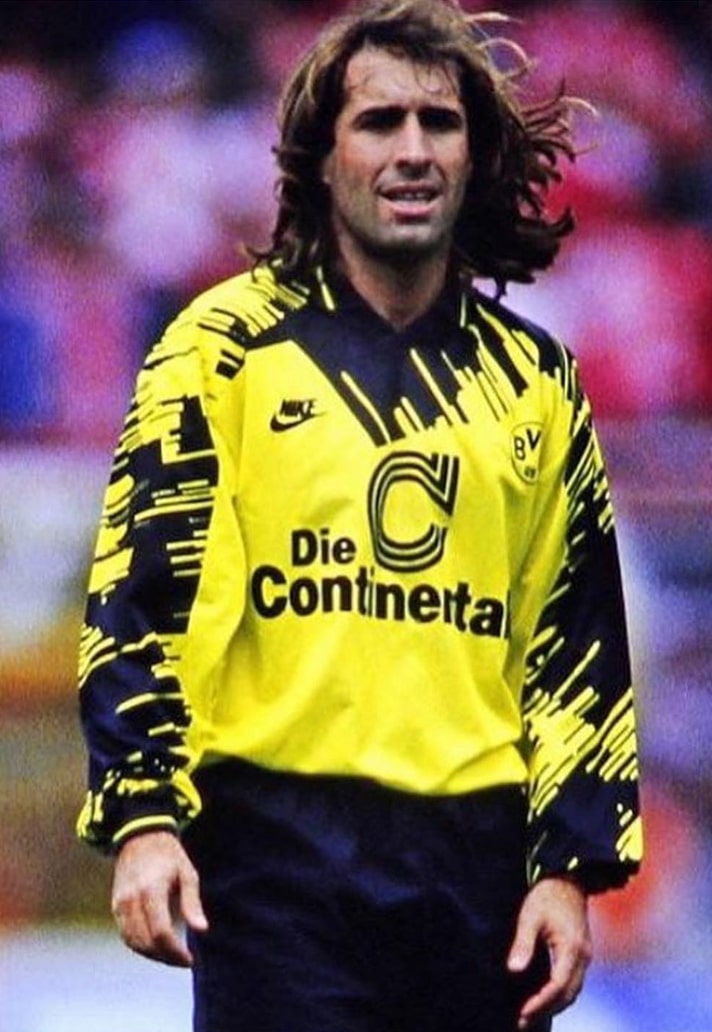 Borussia Dortmund 1993 - 1994 L/S Home Football Shirt
