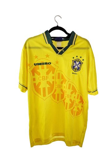 Brazil 1994 - 1996 Home Football Shirt