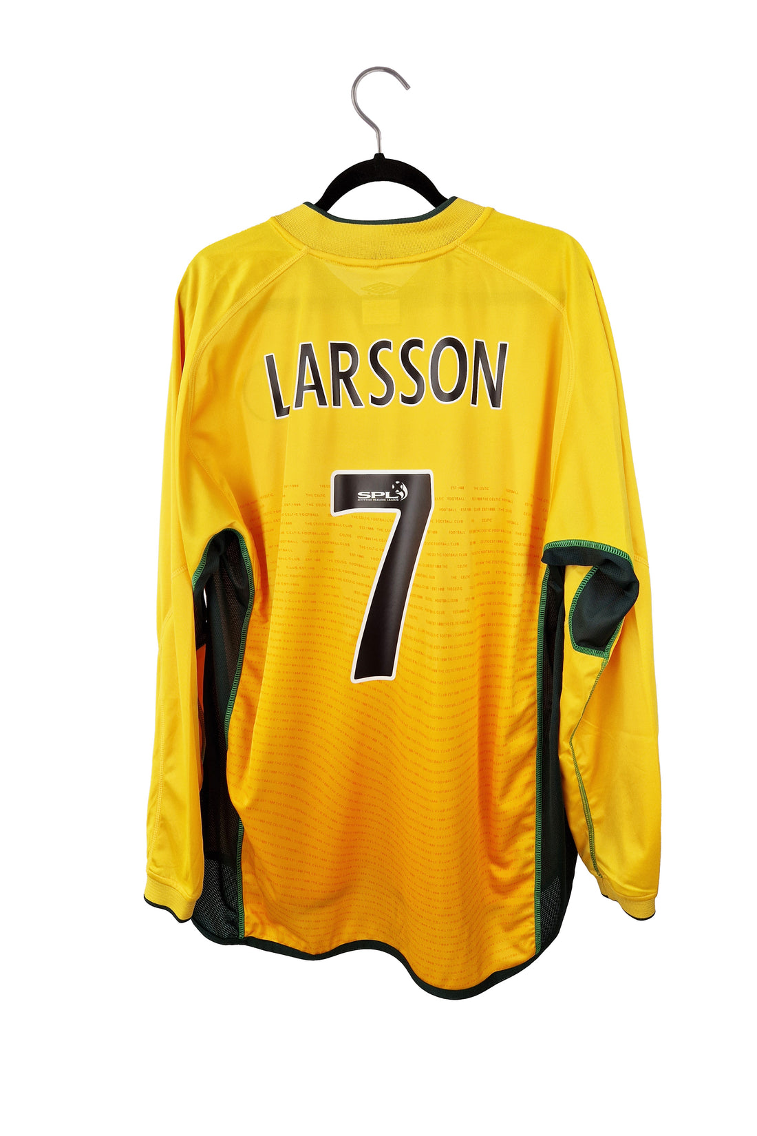 Celtic 2002 - 2003 Away Football Shirt #7 Larsson