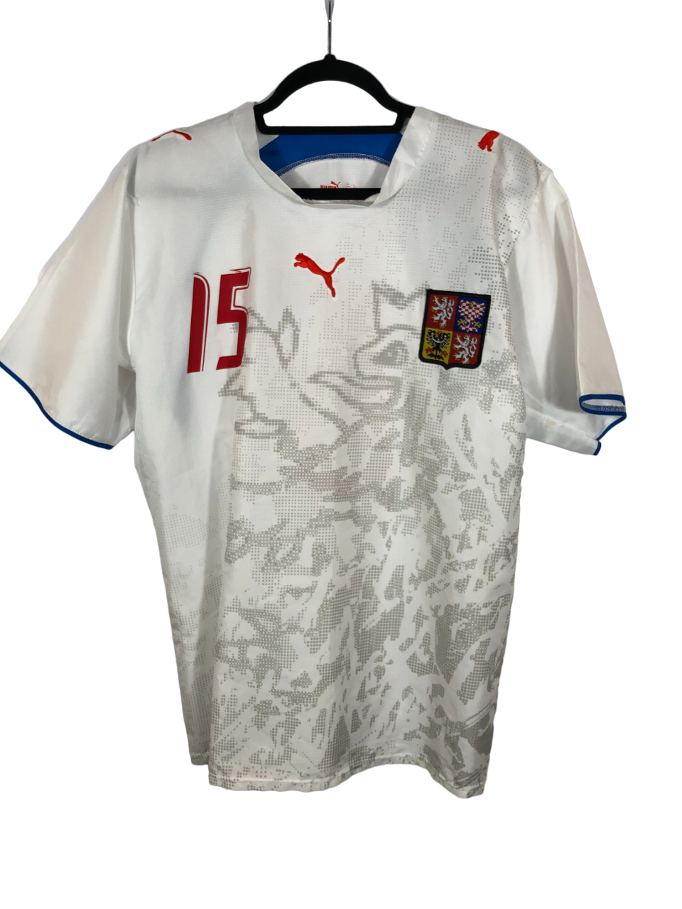 Czech Republic 2006 Away Football Shirt XL #15 Baros