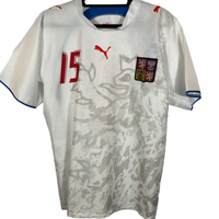 Czech Republic 2006 Away Football Shirt XL #15 Baros