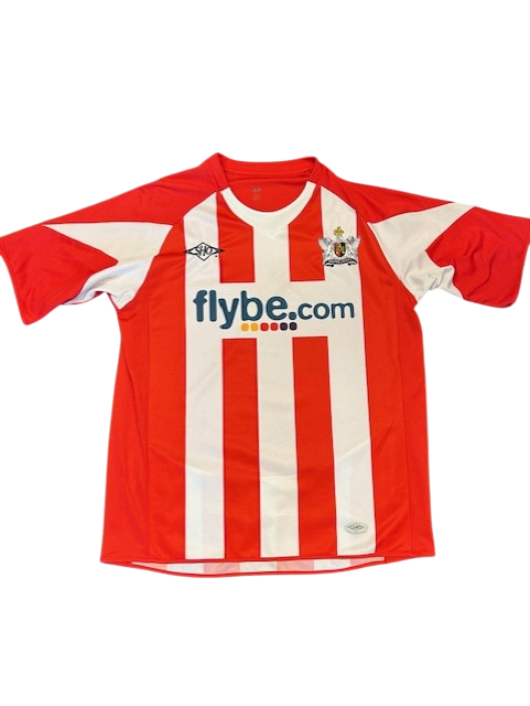 Exeter City 2008 - 2009 Home Football Shirt L