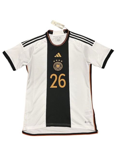 Germany 2022 - 2023 Home Football Shirt #26 Moukoko M