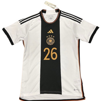 Germany 2022 - 2023 Home Football Shirt #26 Moukoko M