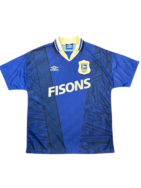 Ipswich Town 1994 - 1995 Home Football Shirt L