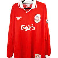 Liverpool 1997 - 1998 L/S Home Football Shirt #9 Fowler
