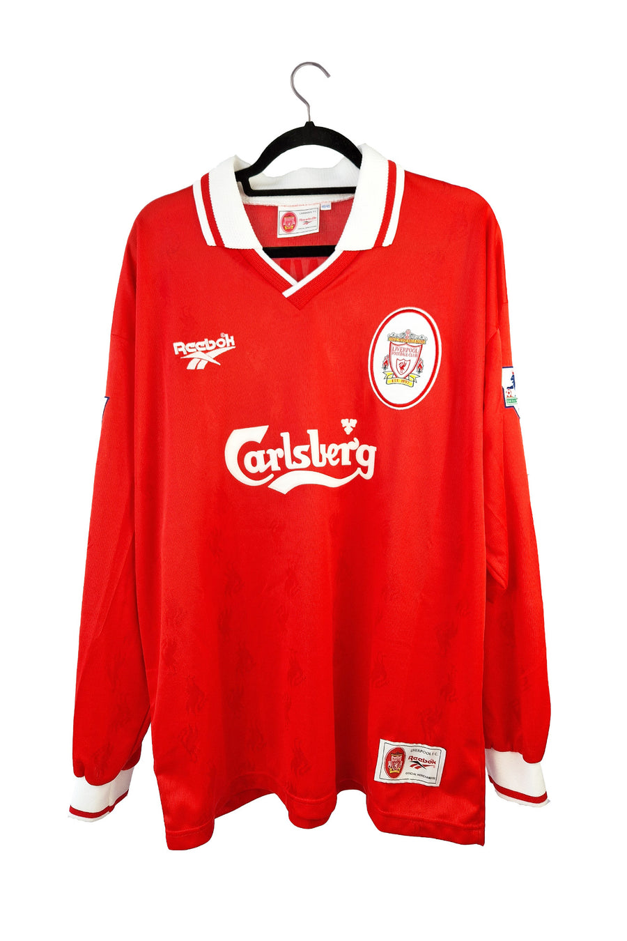 Liverpool 1997 - 1998 L/S Home Football Shirt #9 Fowler