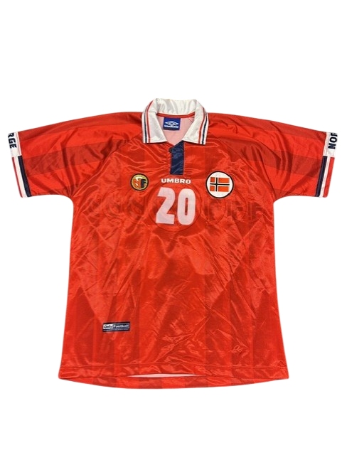 Norway 1998 World Cup Home Football Shirt XL/L Solskjaer #20