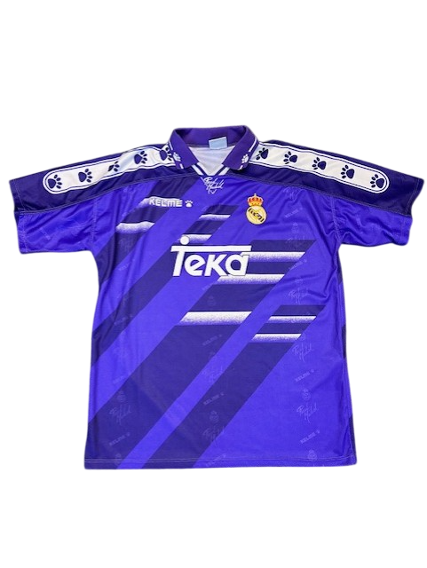 Real Madrid 1996 - 1997 Away Football Shirt XL