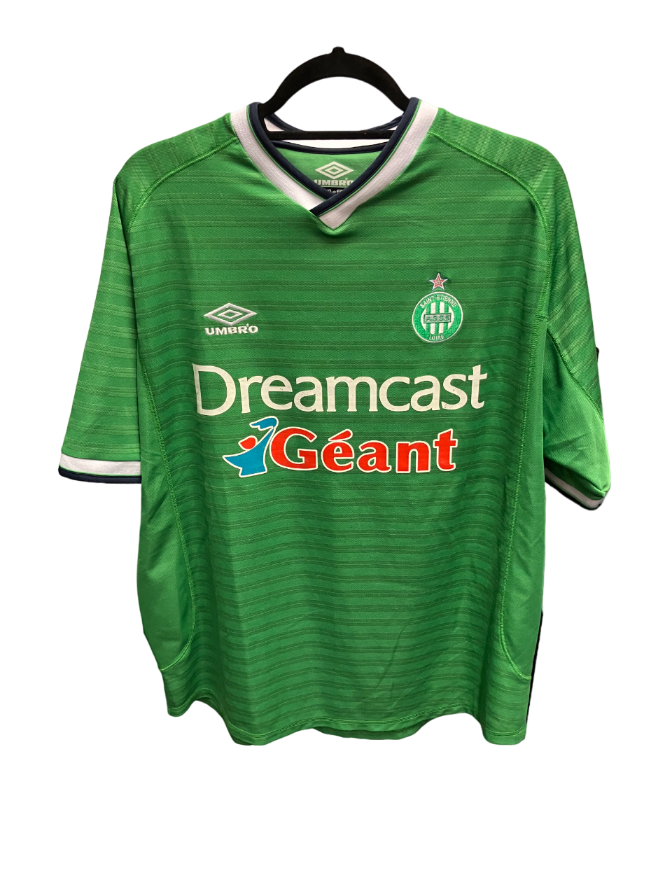 MAILLOT VINTAGE SAINT-ÉTIENNE, 2000-2001, HOME, XL MAILLOT VINTAGE SAINT-ÉTIENNE, 2000-2001, HOME, XL