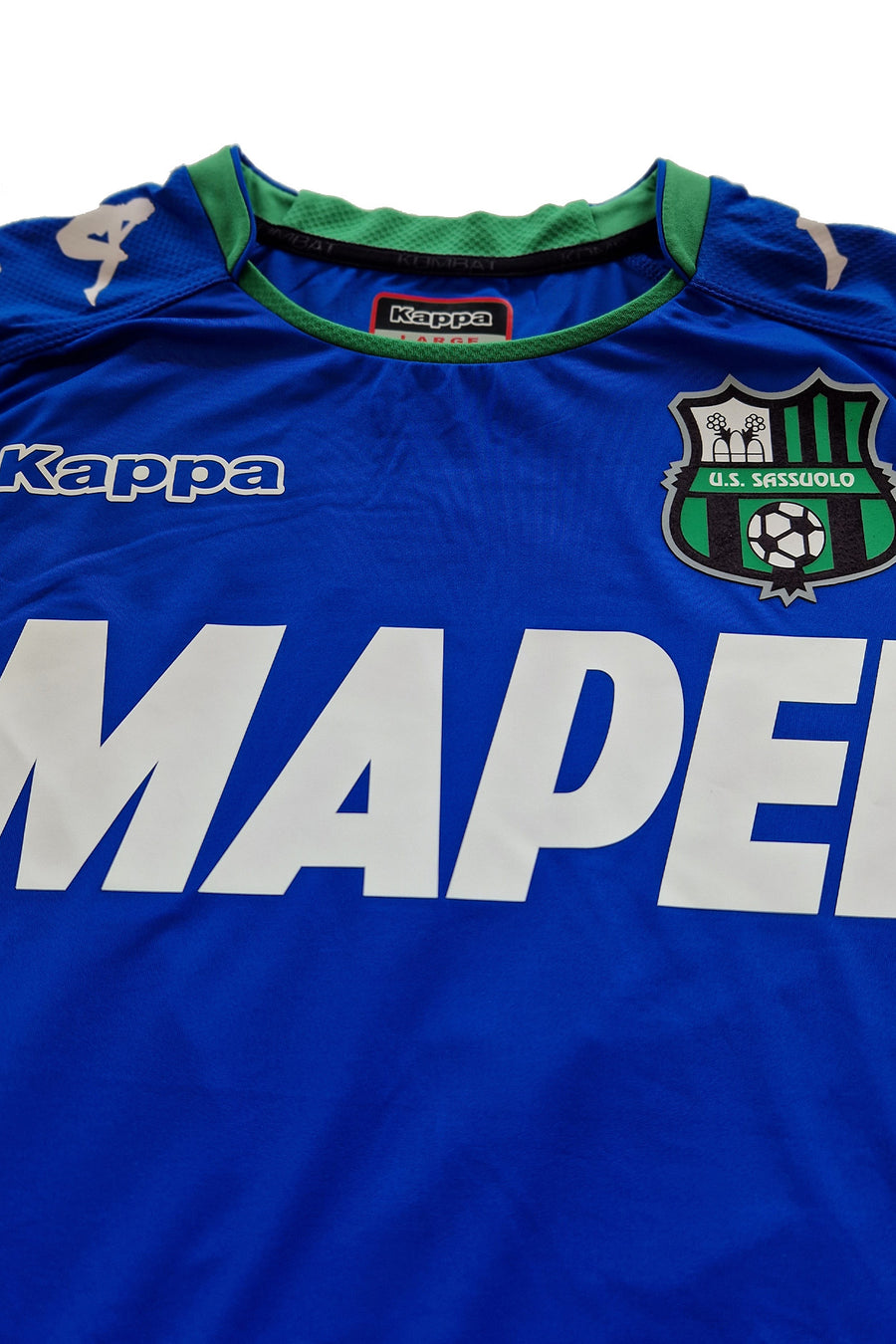 Sassuolo 2017 - 2018 Worn / Issued & Signed Third Football Shirt #25 Berardi