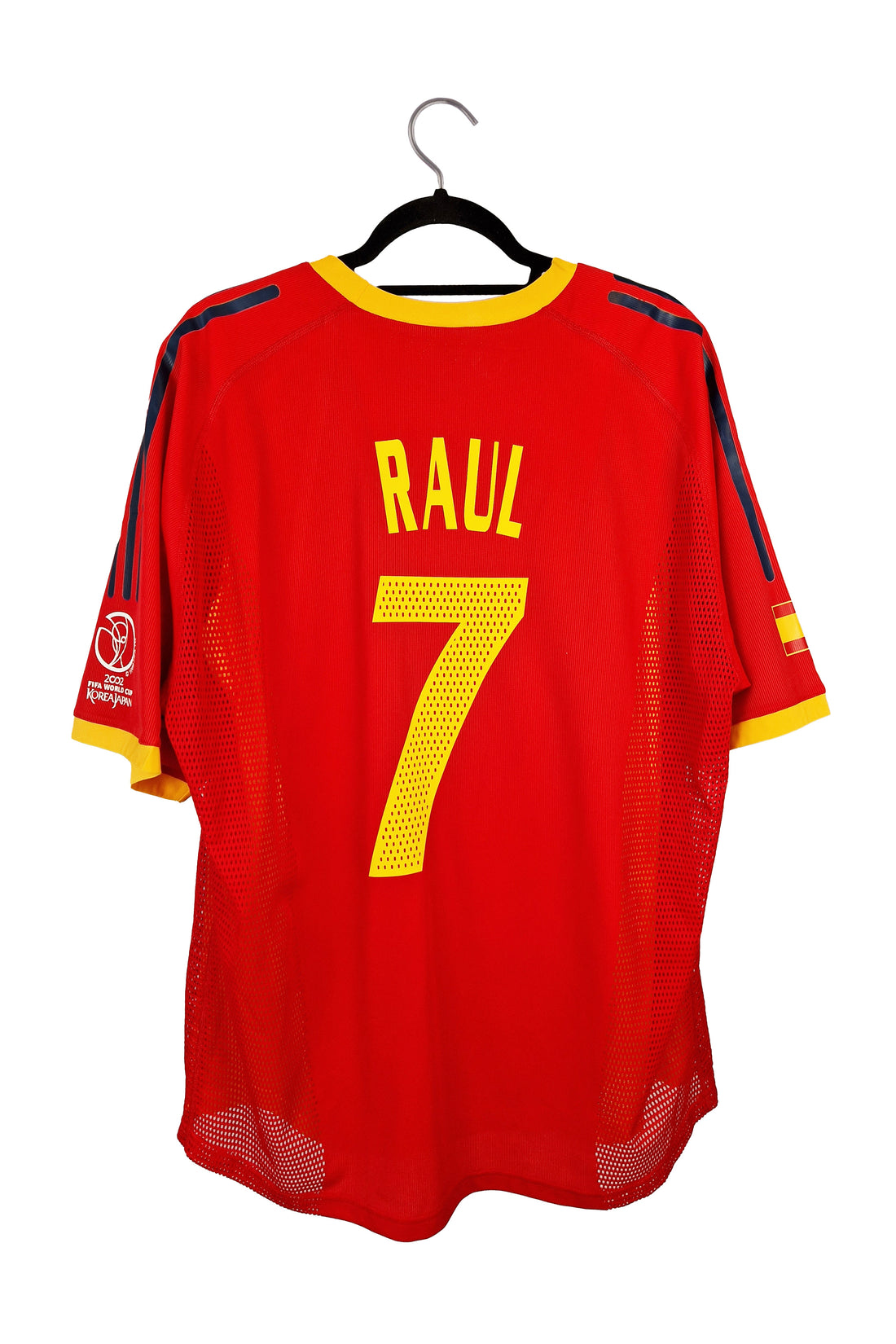 Spain 2002 - 2004 Player Issue Home Football Shirt #7 Raul