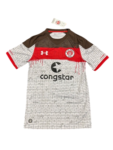 St. Pauli 2017 - 2018 Away Football Shirt S #7 Nehrig