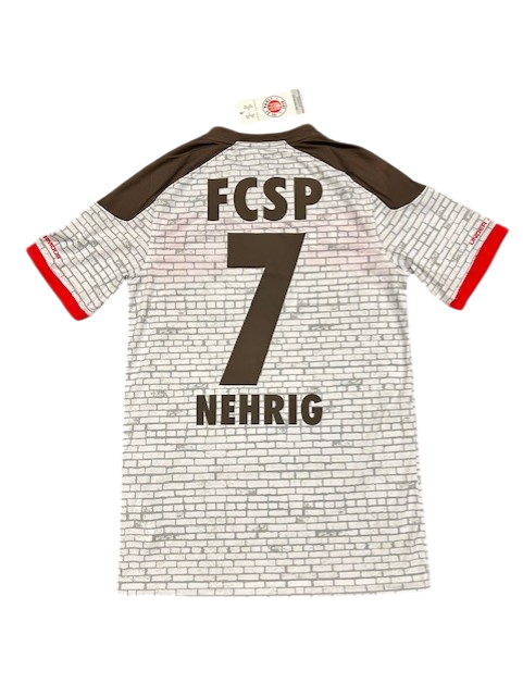 St. Pauli 2017 - 2018 Away Football Shirt S #7 Nehrig