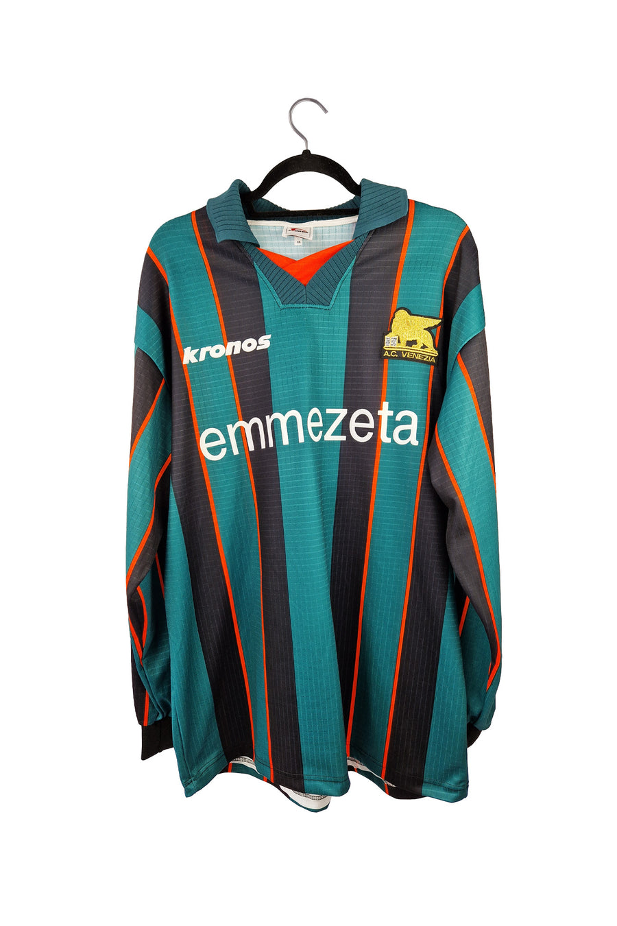 Venezia 1999 - 2000 L/S Home Football Shirt #9 Maniero