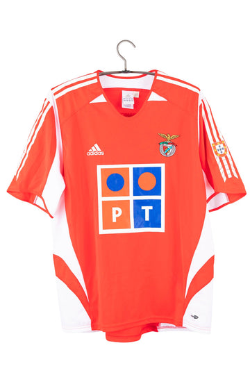 Benfica 2005 - 2006 Home Football Shirt