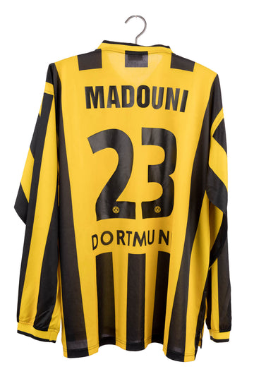 Borussia Dortmund 2001 - 2002 Match Issue Away Football Shirt #23 Madouni