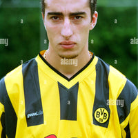Borussia Dortmund 2001 - 2002 Match Issue Away Football Shirt #23 Madouni
