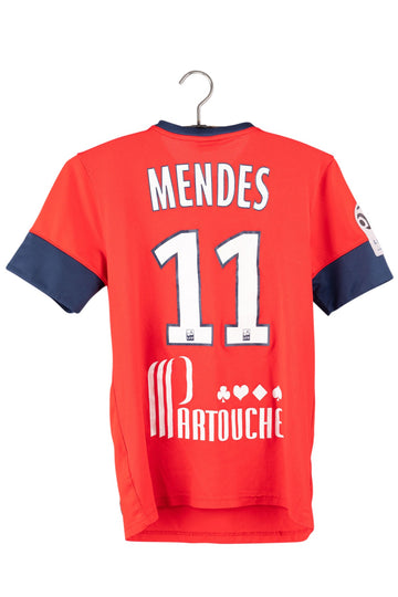 Lille 2013 - 2014 Home Football Shirt #11 Mendes