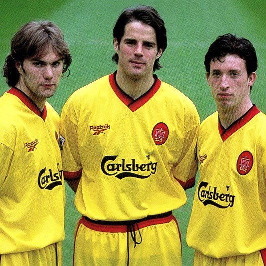 Liverpool 1997 - 1998 Away L/S Football Shirt #11 Redknapp