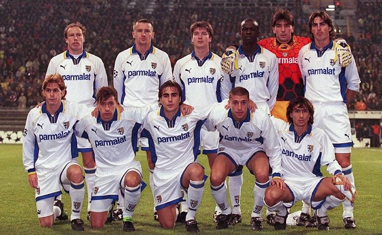 Parma 1997 - 1998 Signed Home Shorts